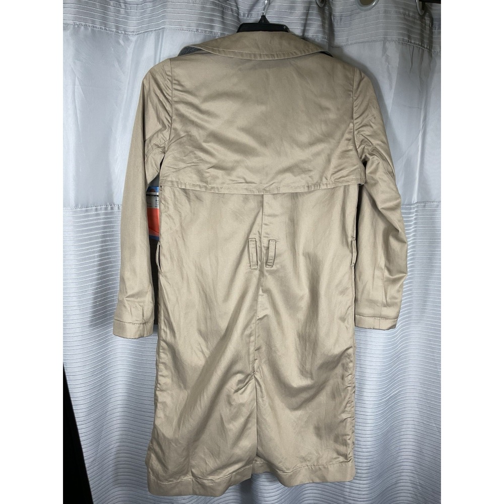 GAP WOMEN'S TAN LIGHTWEIGHT TRENCH COAT SIZE S NEW WITH TAGS No Belt - Picture 4 of 7
